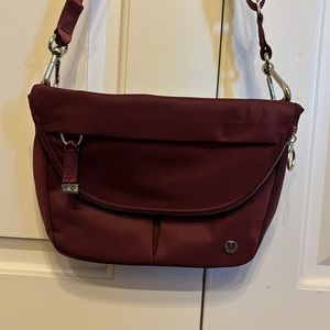 Lululemon Athletica Maroon Crossbody Bag 5L